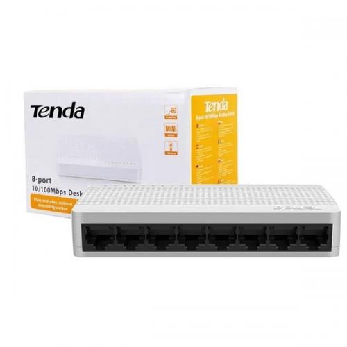 Bộ chia mạng Switch 8 port Tenda S108 tốc độ 100Mbps