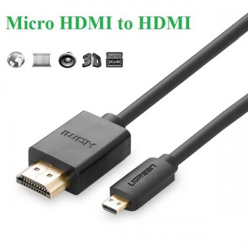 Cáp Micro HDMI to HDMI dài 1,5m Ugreen 30102