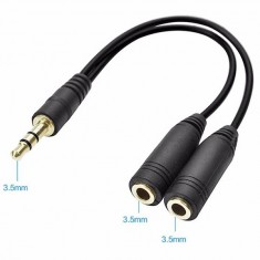 Dây Chia Jack Loa Chuẩn 3.5mm Từ 1 Ra 2
