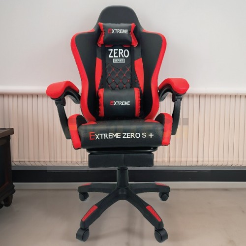 Ghế Gaming Zero S+ Có Kê Chân - Màu Đỏ
