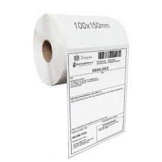 Giấy In Đơn Hàng Shopee khổ A6 Fasson Hoa Kỳ 100x150mm 325 Tem/Cuộn - Chống Trầy