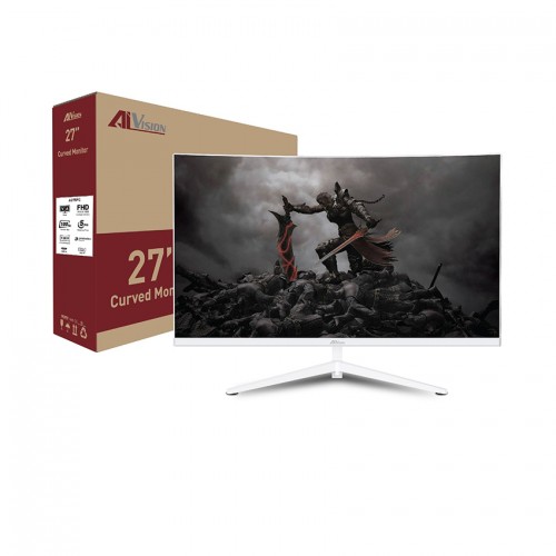 Màn Hình Máy Tính Cong AiVision A275FC (27inch | FHD | VA | 100Hz | 5ms) - White