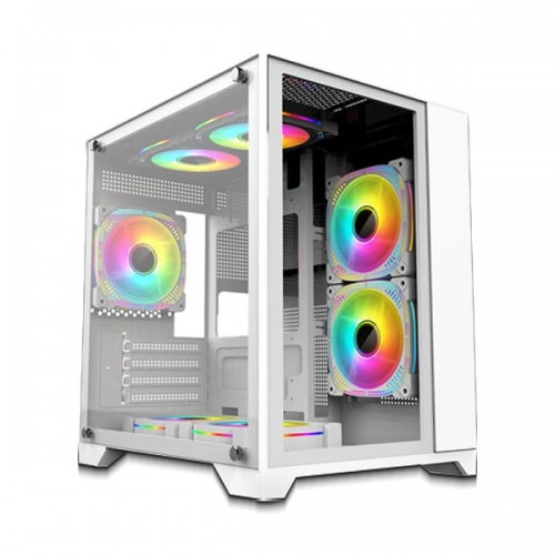 Vỏ Case VSP X2 Màu Trắng - Kèm 3 FAN Led